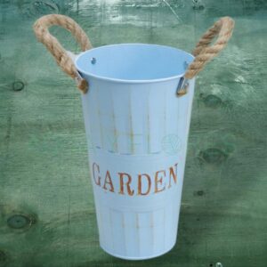 Balde Metálico Celeste Extra Grande