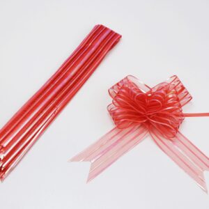 Moño Mágico 5x77cm Rojo 10 Uds