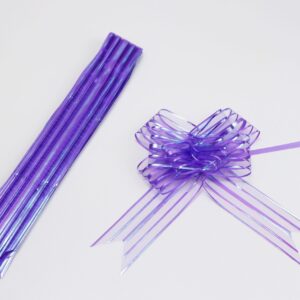 Moño Mágico 5x77cm Morado 10 Uds