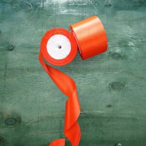 Cinta Satín Naranja 6.5cm x 22.8m