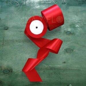 Cinta Satín Roja 6.5cm x 22.8m