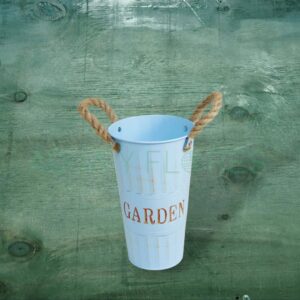 Balde Metálico Celeste Chico