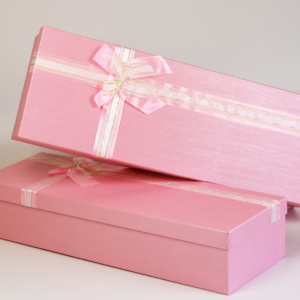 Caja Regalo Rectangular Rosada 2X1