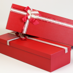 Caja Regalo Rectangular Roja 2X1