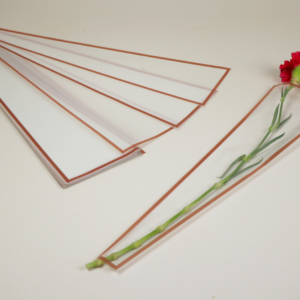 Manga Uniflor Fondo Blanco Marco Dorado 50 Unid.