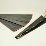 Manga Uniflor Fondo Negro Marco Dorado 50 Unid.