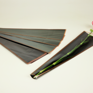 Manga Uniflor Fondo Negro Marco Dorado 50 Unid.