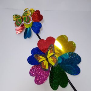 Remolino Doble Mariposas 49x20cm 1ud