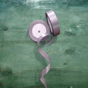 Cinta Satín Plateada 2 cm x 22.8 m