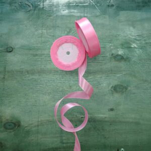 Cinta Satín Rosado Pálido 2 cm x 22.8 m