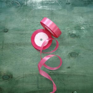 Cinta Satín Rosada 2 cm x 22.8 m