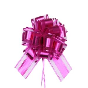 Moño Mágico Rosetón Fucsia 5 cms. 1 ud