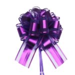 Moño Mágico Rosetón Morado 5 cms. 1 ud