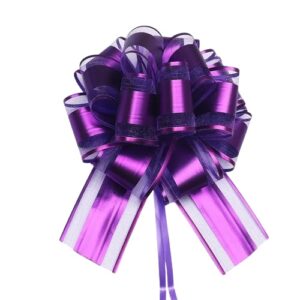 Moño Mágico Rosetón Morado 5 cms. 1 ud