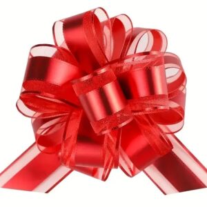 Moño Mágico Rosetón Rojo 5 cms. 1 ud