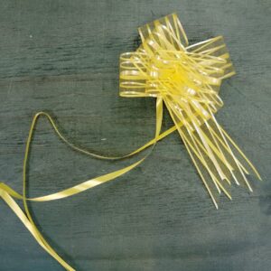 Moño Mágico 5x77cm Amarillo Pato 10 und