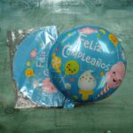 Globo Metalizado "Cumpleaños" Diseño Caramelos 50 Unid. 45 Cms. Sin Varilla