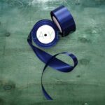 Cinta Satín 4cm. x 22.8mts. Azul Marino