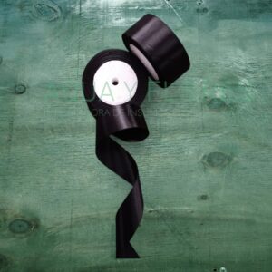 Cinta Satín  4cm x 22.8mts Negra