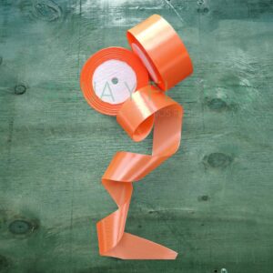 Cinta Satín Naranja 4 cm x 22.8 m