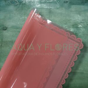 Papel Coreano Palo Rosa Broderie 58x57 20 Pliegos