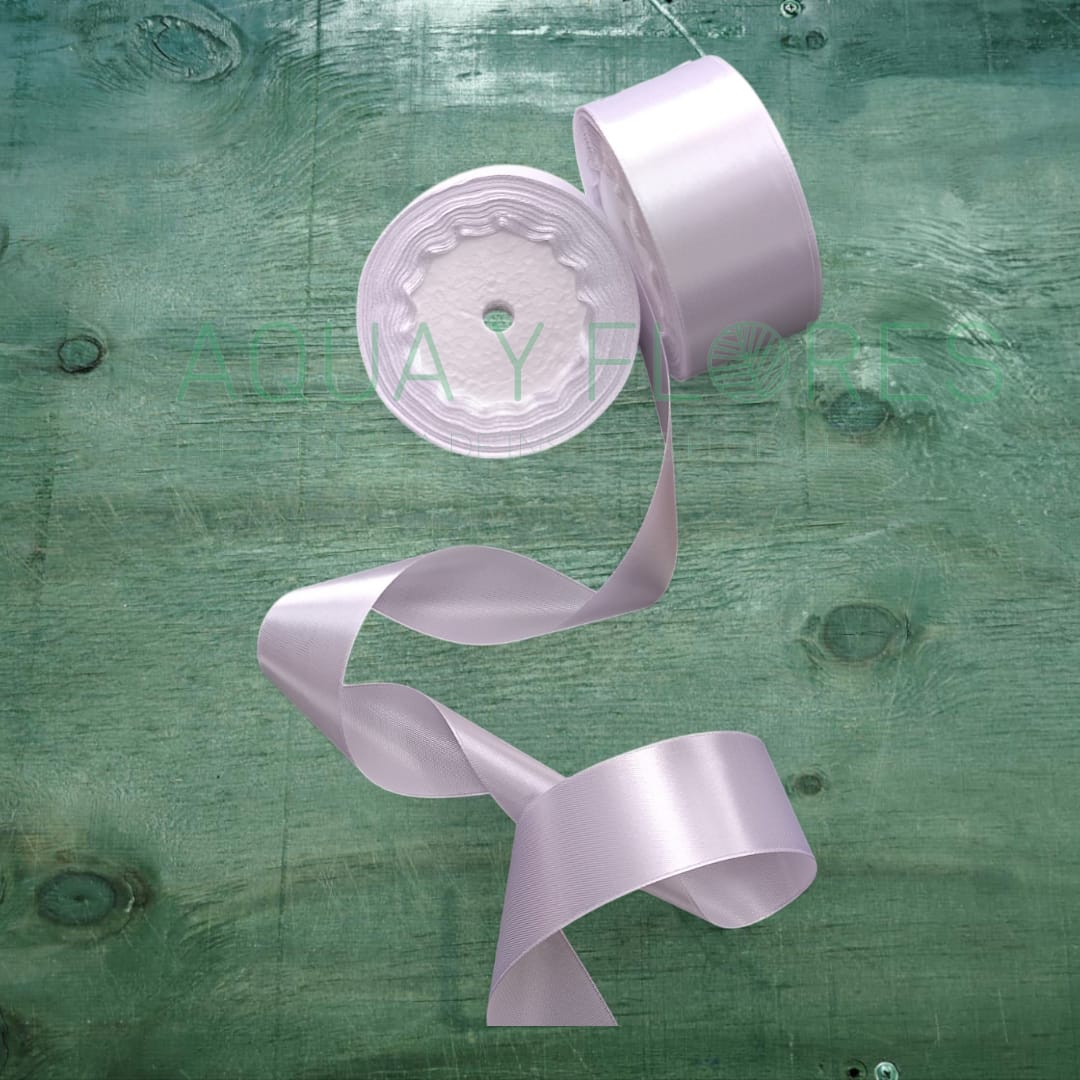 Cinta Satín 4cm. x 22.8mts. Blanca