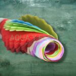 Papel Arroz Chino Redondo Colores Surtidos 50 Unidades