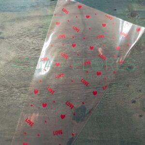 Manga 6 Rosas Love Roja 54x30x10cm 50 Unidades SPA057