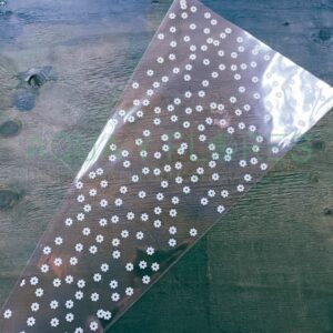 Manga 6 Rosas Flores Blancas 54x30x10cm 50 Unid. SPA049