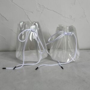Florero Acrílico con Cordón Resistente al Agua