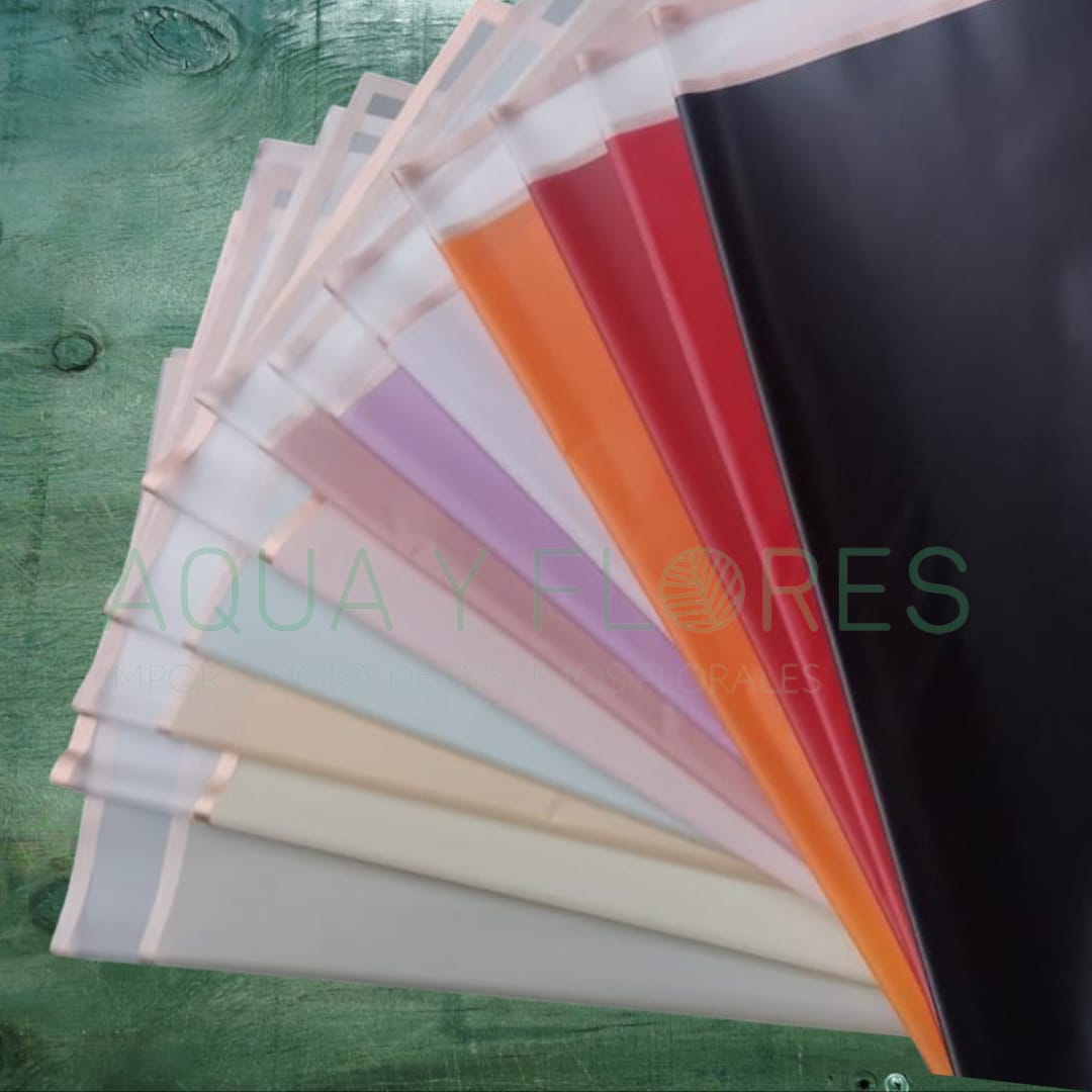 Papel Coreano Borde Ancho Ahumado 20 pliegos 57×56 cm