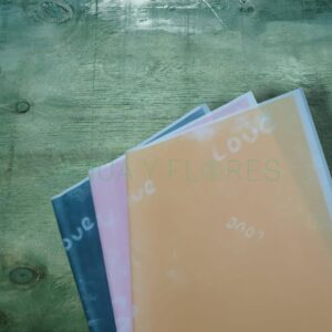 Papel Coreano Ahumado Love 20 pliegos 57x56cm