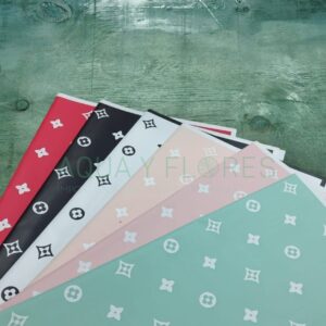 Papel Coreano Diseño Tipo Louis Vuitton 20 pliegos 57x56cm