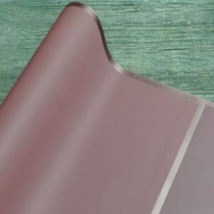 Papel Coreano Borde Broce Palo Rosa Pqte. 20 Pliegos