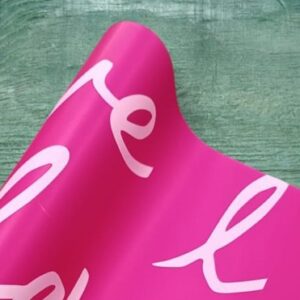 Papel Coreano Love Fucsia Pqte. 20 Pliegos