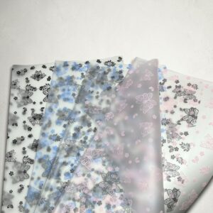Papel Coreano Ahumado Multimariposas 20 pliegos 57x56cm