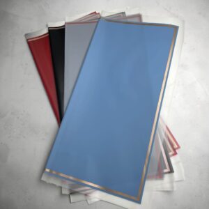 Papel Coreano Borde Ahumado 20 pliegos 57×56 cm.
