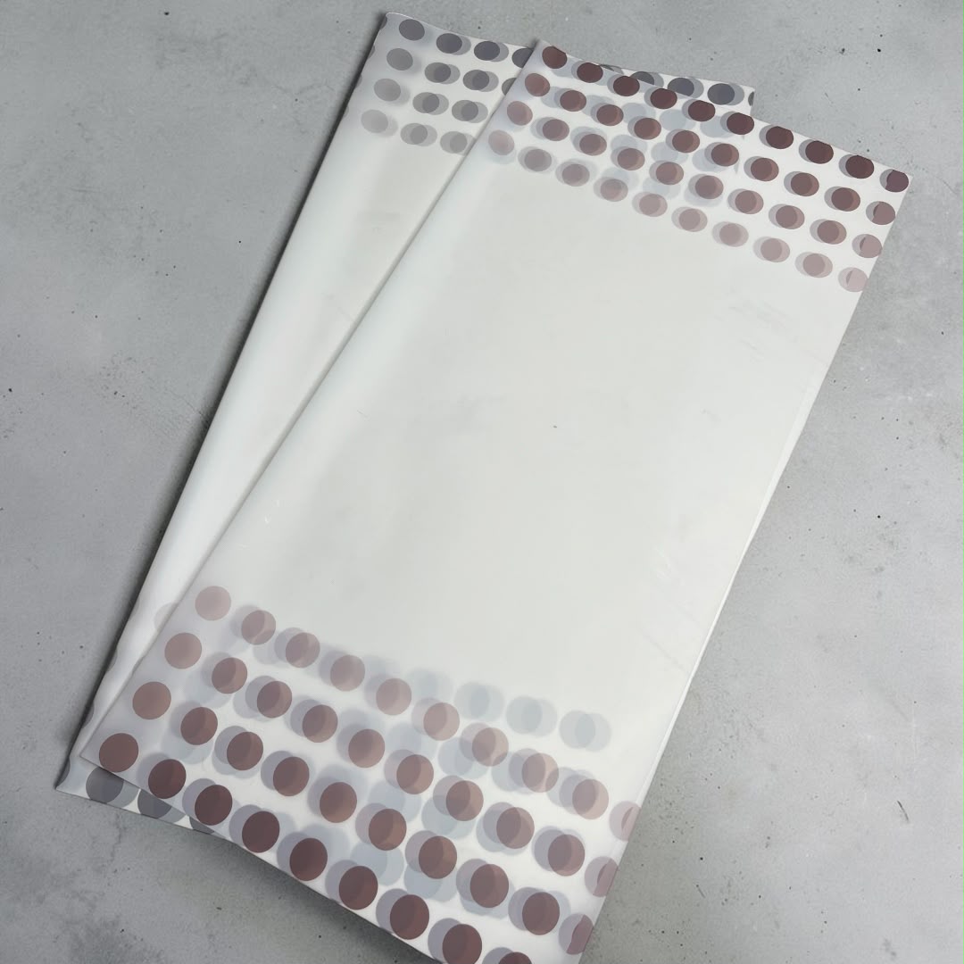 Papel Coreano Blanco Con Puntos 20 pliegos 57x56cm