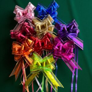 Moño Mágico Metalizado 5x77 cm (Pack 10 unidades)