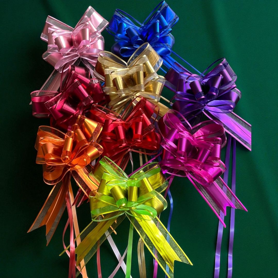 Moño Mágico Metalizado 5x77 cm (Pack 10 unidades)