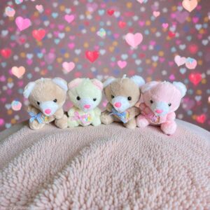 Osito Love You Colores 13cm Pack 4 Colores Surtidos