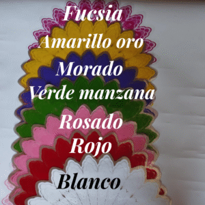 Papel Plástico Redondo Diseños/Colores Pqte. 50 Pliegos