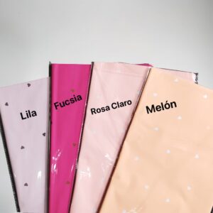 Papel Coreano Sólido Corazoncitos 57x56cm 20 pliegos