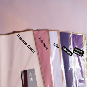 Papel Coreano Borde Bronce 57x56cm 20 pliegos