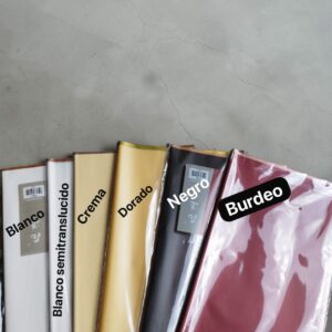 Papel Coreano Borde Bronce 57x56cm 20 pliegos