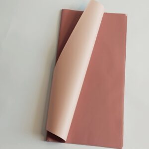 Papel Coreano Bicolor Colores Palo Rosa/Rosado 20 Pliegos