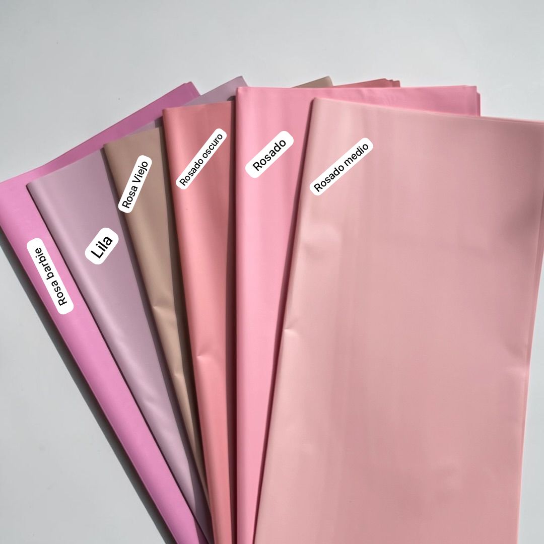 Papel Coreano Sólido Liso 57x56cm 20 pliegos