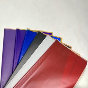 Papel Coreano Borde Dorado 57x56cm 20 pliegos