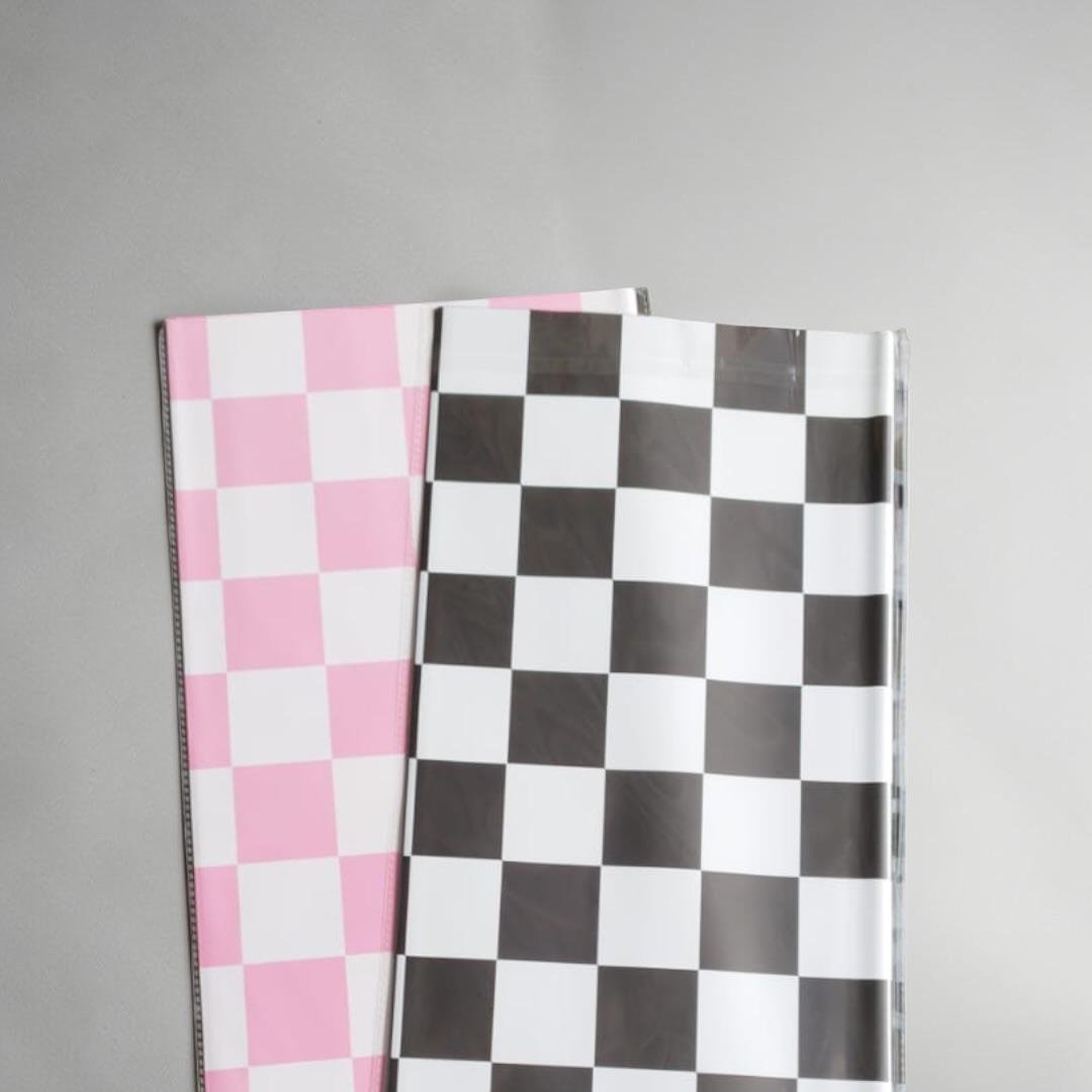 Papel Coreano Sólido Cuadros 57x56cm 20 pliegos
