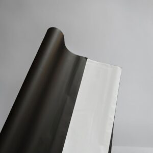 Papel Coreano Sólido Bicolor Negro/Blanco 56x56cm 20 Pliegos